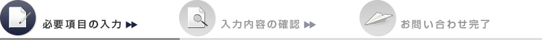 必要項目の入力