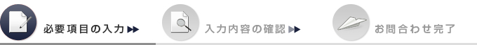 必要項目の入力